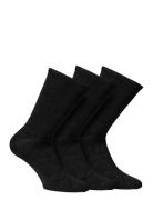 Knitted Merino Socks In 3-Pack Black Alpacasocks&Co