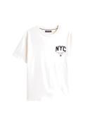 Hilfiger Script Nyc Tee White Tommy Hilfiger