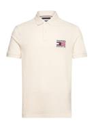 Hilfiger Flag Reg Polo White Tommy Hilfiger