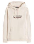 Brand Love Hilfiger Hoodie Cream Tommy Hilfiger