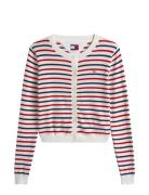 Tjw Essential Crew Neck Cardigan Red Tommy Jeans