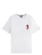 Palm Tree Label Tee White Tommy Hilfiger