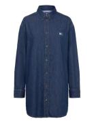 Relaxed Shirt Dress Blue Tommy Jeans