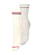 Sporty Cotta Sock 2 Pack Cream Becksöndergaard