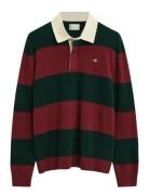 Extrafine Lambswool Striped Polo Patterned GANT