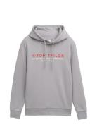 Printed Hoodie Grey Tom Tailor