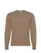Ls 100% Merino Crew 14Gg Beige Calvin Klein