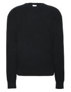 Ls Texture Cttn Crewnk Sweater 1 Black Calvin Klein