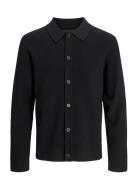 Jprblamilano Spring Knit Cardigan Black Jack & J S