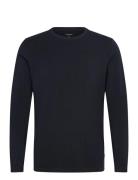 Basic O-Neck Stretch Tee L/S Navy Lindbergh