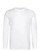 Basic O-Neck Stretch Tee L/S White Lindbergh