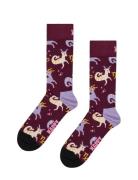 Capricorn Sock Burgundy Happy Socks