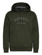 Heritage Ess Aw Hoody Khaki Hackett London