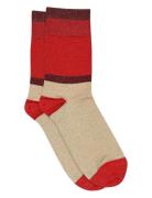 Elisabeth Glitter Socks Red Mp Denmark