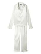 Nlfnightys Pyjamas Set White LMTD