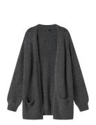 Nlfnava Ls Long Knit Cardigan Noos Grey LMTD