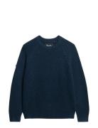 Chunky Raglan Jumper Navy Superdry