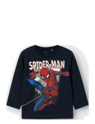 Nmmjuice Spider Nreg Ls Top Noos Mar Blue Name It