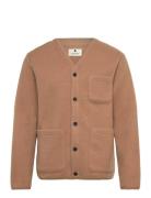 Aksigurd Boiled Wool Overshirt Beige Anerkjendt