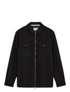 Akhanky Heavy Twill Overshirt Black Anerkjendt