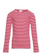 Tnmoore L_S Rib Tee Red The New