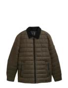 Midlayer Coated Overshirt Brown Tom Tailor