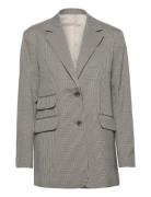 Madeline Poppytooth Blazer Patterned WOOD WOOD