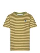 Ola Junior Chrome Badge T-Shirt Gots Patterned WOOD WOOD