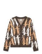 Wwleo Os Bit Cardigan Brown WOOD WOOD