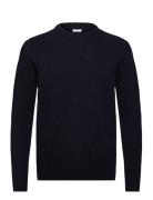 Lambswool O-Neck Knit Navy Lindbergh