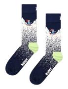 Snowy Night Sock Navy Happy Socks