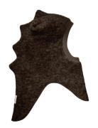 Balaclava Triangles Wool Brown Huttelihut