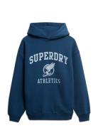 Vintage Ath Over D Hood Blue Superdry