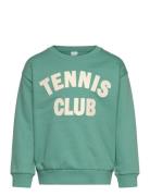 Sweatshirt Front Print Green Lindex