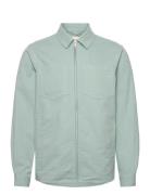 Overshirt W. Zipper Blue Revolution