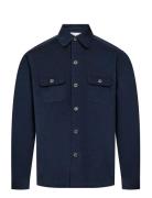 Bs Onier Overshirt Shirt Navy Bruun & Stengade