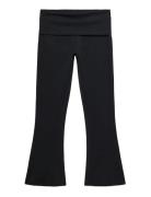 Flared Leggings Black Mango