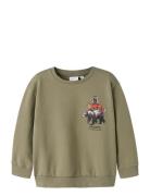 Nmmolin Ls Nreg Sweat Bru Box Khaki Name It