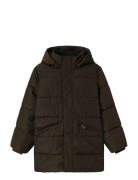 Nkfmedow03 Puffer Jacket Long Fo Brown Name It