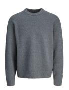Jornorrebro Knit Crew Neck Sn Jnr Grey Jack & J S