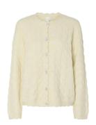Yasbubera Ls Knit Cardigan S. Noos Cream YAS