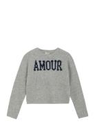 Pullover Knit Grey Creamie