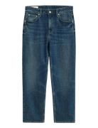 Cropped Straight Stretch Jeans Blue GANT