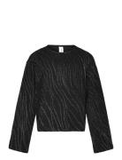 Vmnita Ls O-Neck Top Jrs Girl Black Vero Moda Girl