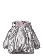 Puffer Jacket Morgen Silver Wheat