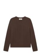 Wwsteve Crew Neck 25223 Brown WOOD WOOD