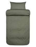 Harmoni St Washed Sateen Bed Set Khaki Høie Of Scandinavia