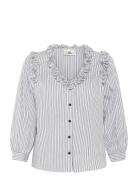 Kbbeatrice Blouse Blue Karen By Simonsen