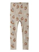 Nmfsanina Paw Legging Cplg Beige Name It