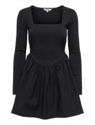 Onlmenia Ls Balloon Short Dress Wvn Black ONLY